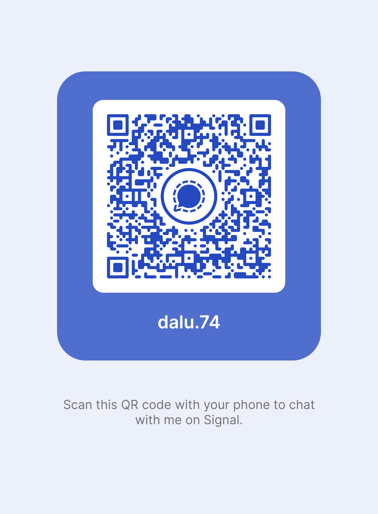 Signal QR Code
